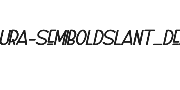 Naura-SemiBoldSlant_DEMO Logo