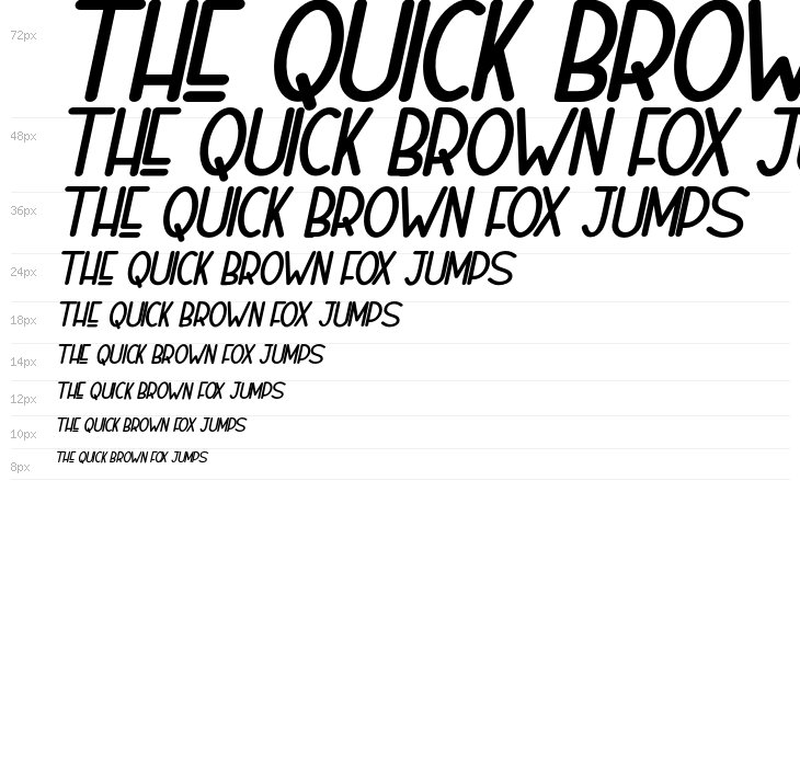 Naura-SemiBoldSlant_DEMO Waterfall