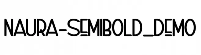 Naura-SemiBold_DEMO  Frei Schriftart Herunterladen