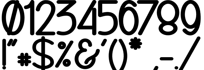 Naura-SemiBold_DEMO Font OTHER CHARS