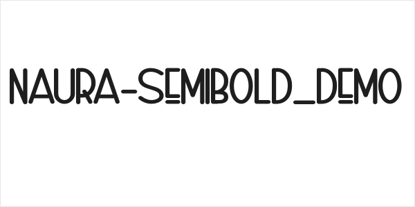 Naura-SemiBold_DEMO Logo