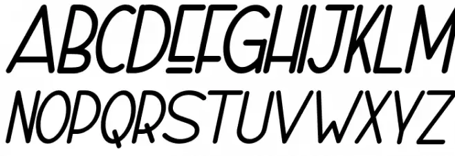 Naura-Slant_DEMO Schriftart Groß