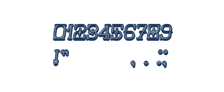 Nautica 3D Italic Other Characters
