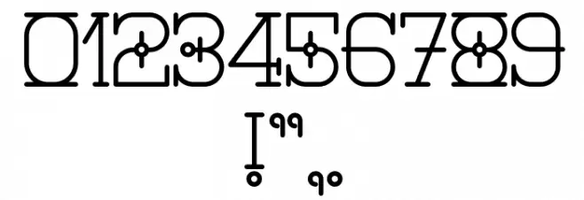 Nautica Regular Font OTHER CHARS