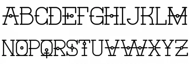 Nautica Regular Font Litere mari