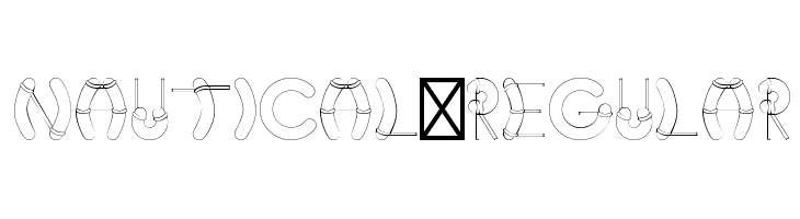 Nautical-Regular  font caratteri gratis