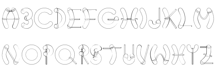 Nautical-Regular Font LOWERCASE