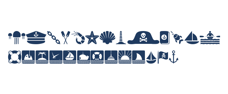 Nautical Lowercase