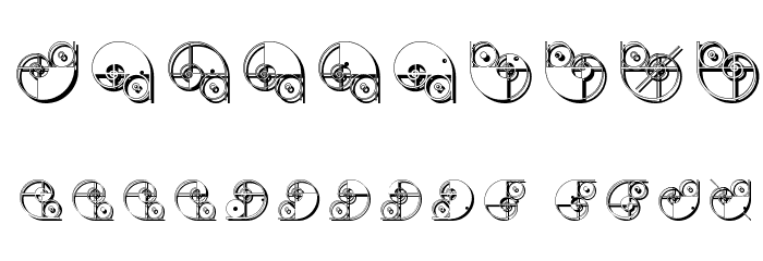 NautilusTwo Font OTHER CHARS