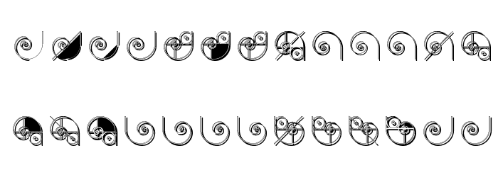NautilusTwo Font LOWERCASE