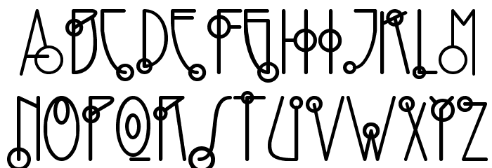 Nautron Font LOWERCASE