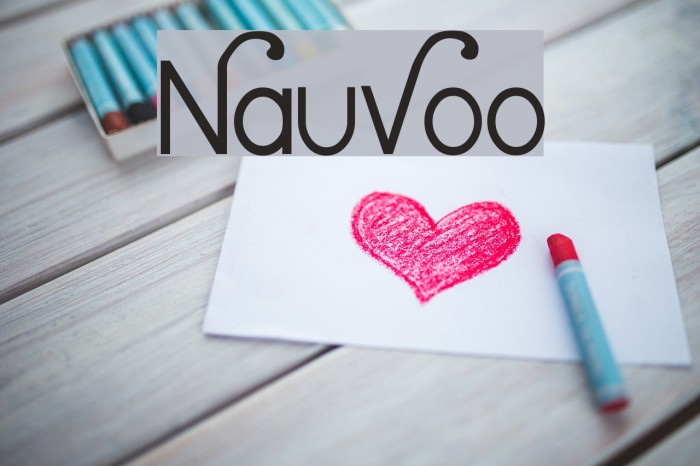 Nauvoo Font examples
