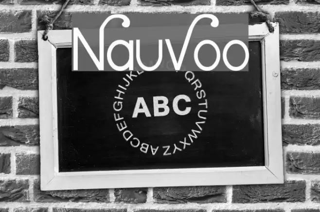 Nauvoo Font examples