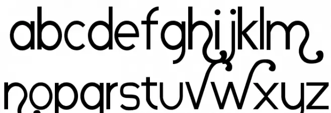 Nauvoo خط أحرف صغيرة