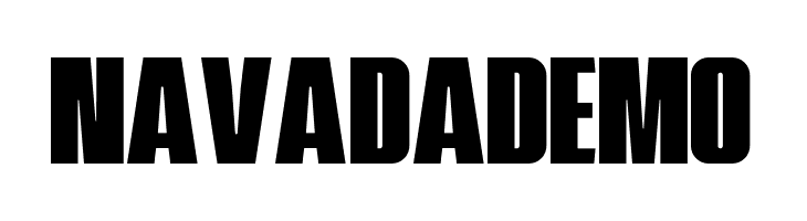 NavadaDemo  フリーフォントのダウンロード
