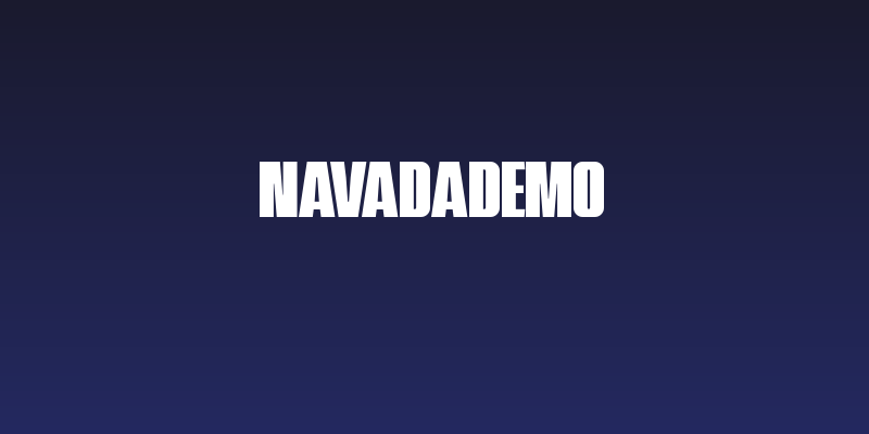 NavadaDemo Social Header