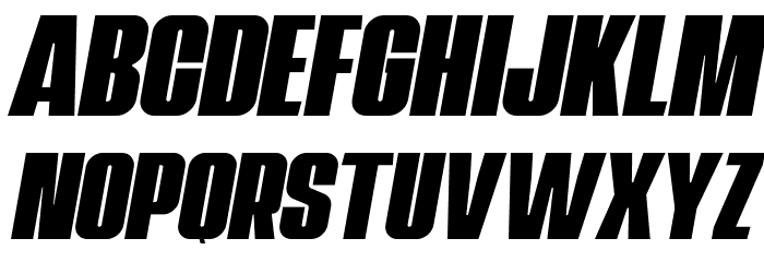 NavadaItalicDemo-Italic Font LOWERCASE