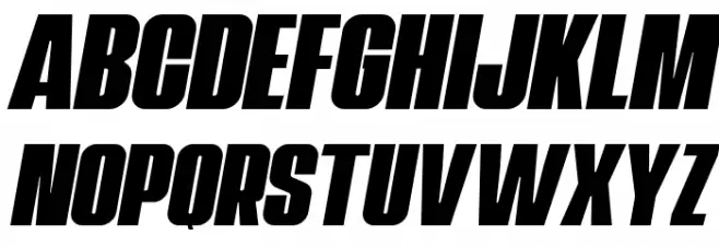 NavadaItalicDemo-Italic Font LOWERCASE