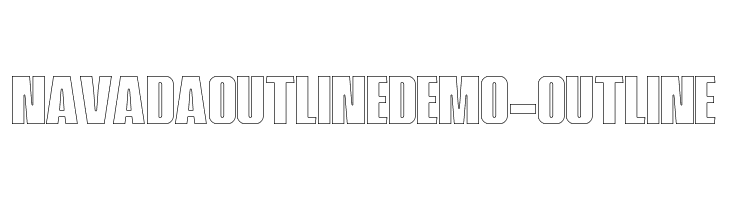 NavadaOutlineDemo-Outline  Fuentes Gratis Descargar