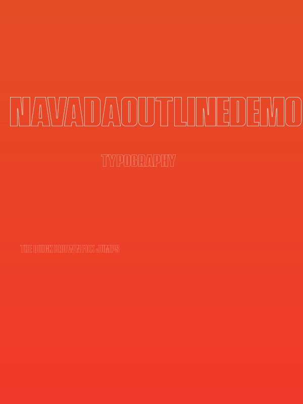 NavadaOutlineDemo-Outline Poster