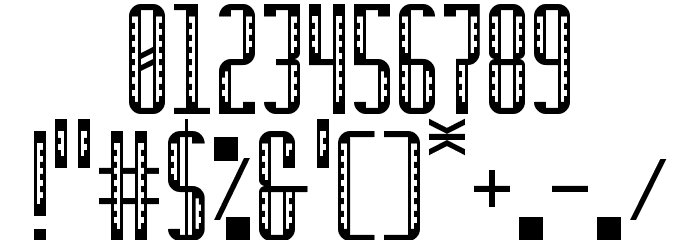 Navajo Deco Regular Font OTHER CHARS