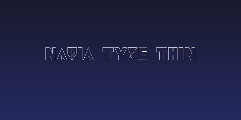 Navia Type Thin Social Header