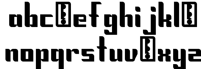 Navibase- Regular Font LOWERCASE
