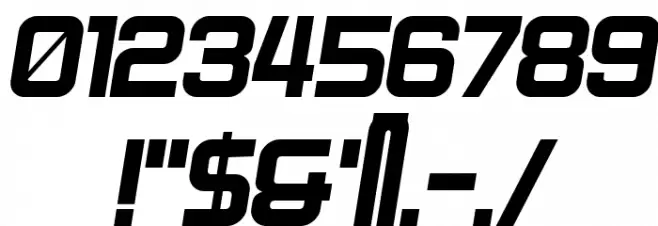 Navigator Extended Italic Font OTHER CHARS