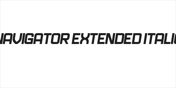 Navigator Extended Italic Logo