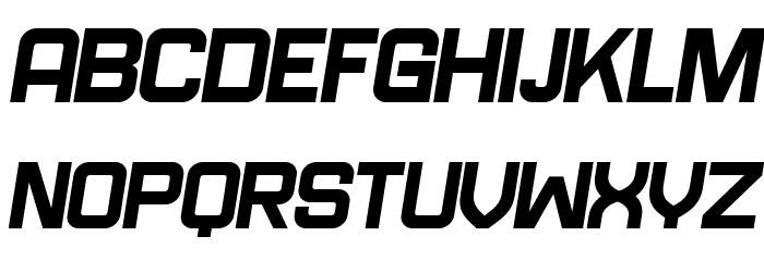 Navigator Extended Italic Font LOWERCASE