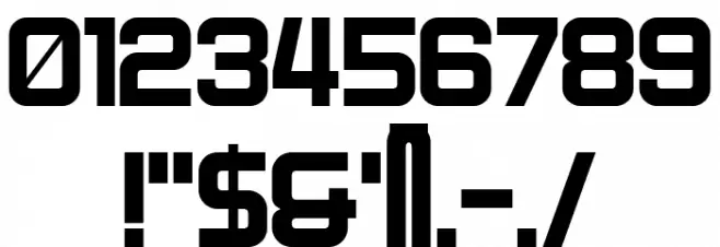 Navigator Extended Font OTHER CHARS