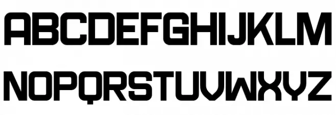 Navigator Extended Schriftart Groß