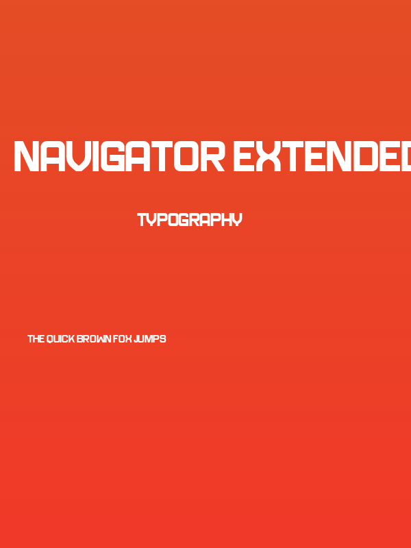 Navigator Extended Poster