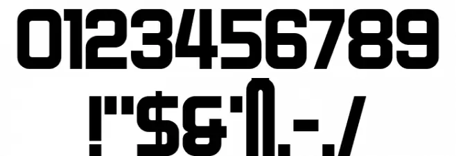 Navigator Regular Font OTHER CHARS