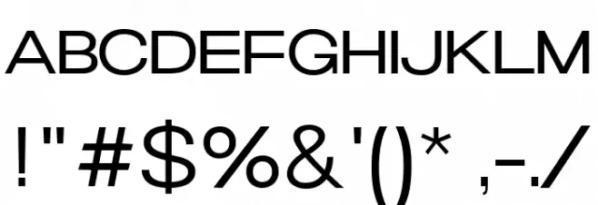 Naville DEMO Font OTHER CHARS