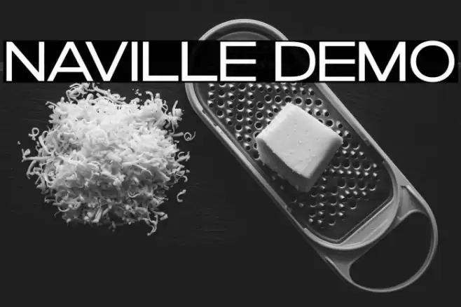 Naville DEMO Font examples