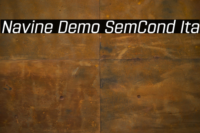 Navine Demo SemCond Ita Example 3