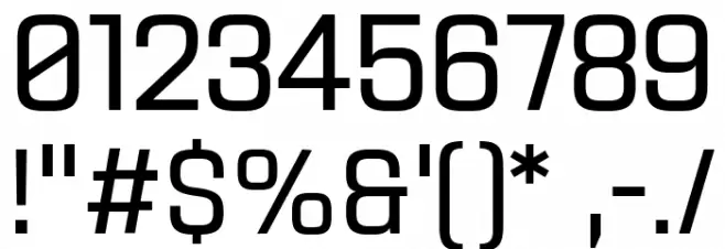 Navine Demo SemiCondensed Font OTHER CHARS