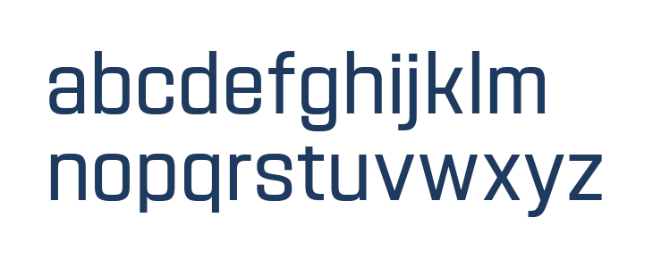 Navine Demo SemiCondensed Lowercase