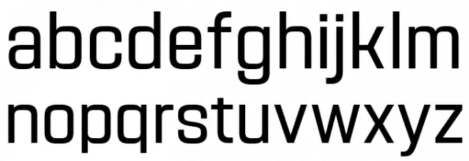 Navine Demo SemiCondensed Шрифта строчной