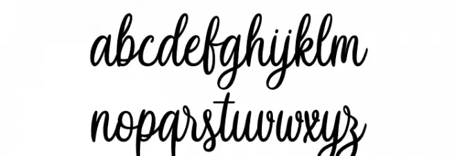 Navy Ballad - Personal Use Font LOWERCASE