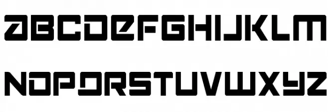 Navy Cadet Condensed 字体 小写