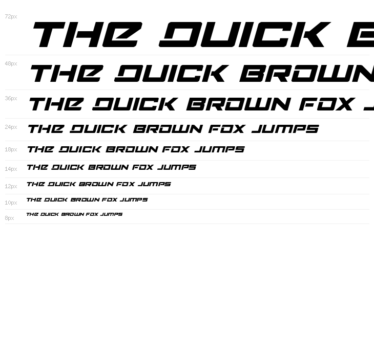 Navy Cadet Expanded Italic Waterfall