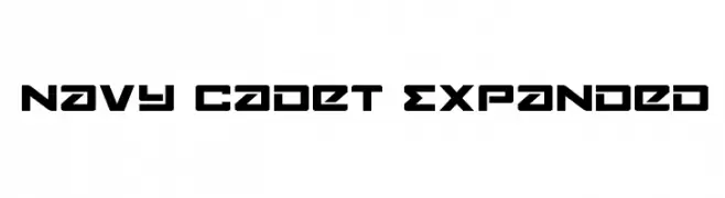 Navy Cadet Expanded  Descarca Fonturi Gratis