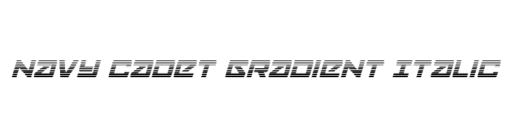 Navy Cadet Gradient Italic  baixar fontes gratis