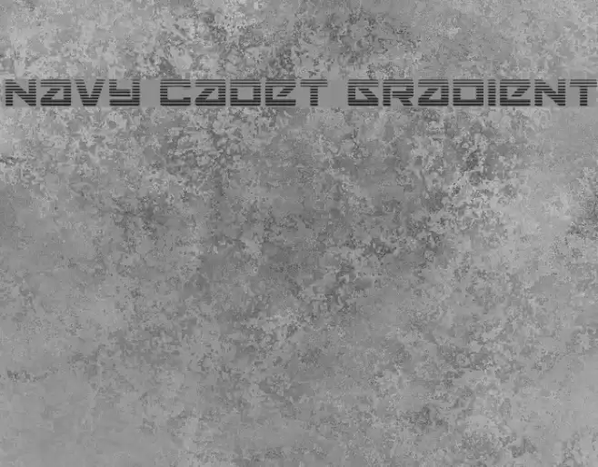 Navy Cadet Gradient Font examples