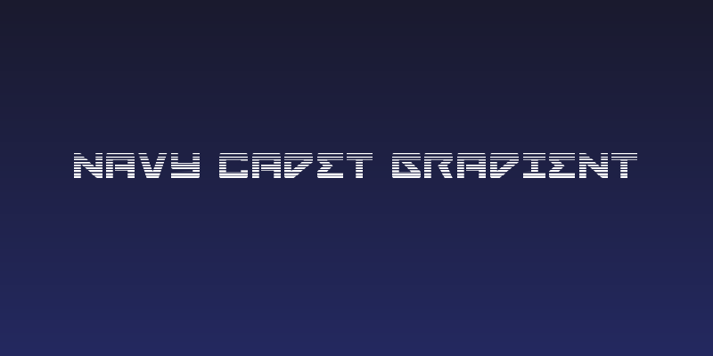 Navy Cadet Gradient Social Header