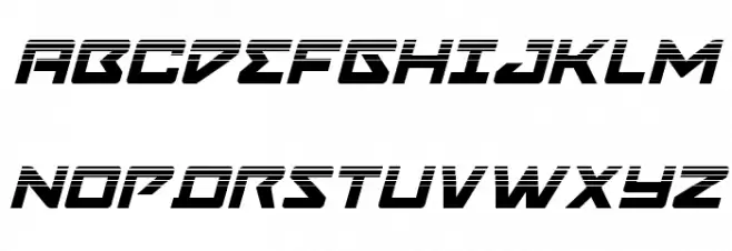Navy Cadet Halftone Italic Caratteri MAIUSCOLE
