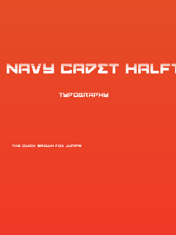 Navy Cadet Halftone Poster