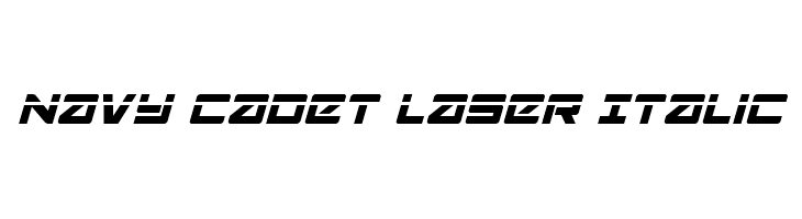 Navy Cadet Laser Italic  Free Fonts Download